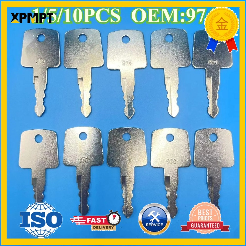Heavy Equipment Keys - 1/5/10pcs Kunci Pengapian Roller Sakai 974