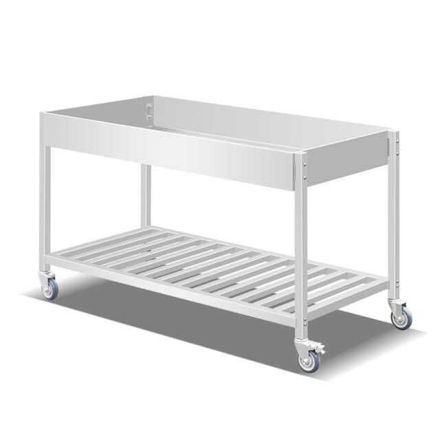 Heavy Equipment In Kitchen - Troli Penyimpanan Kacang Stainless Steel Komersial