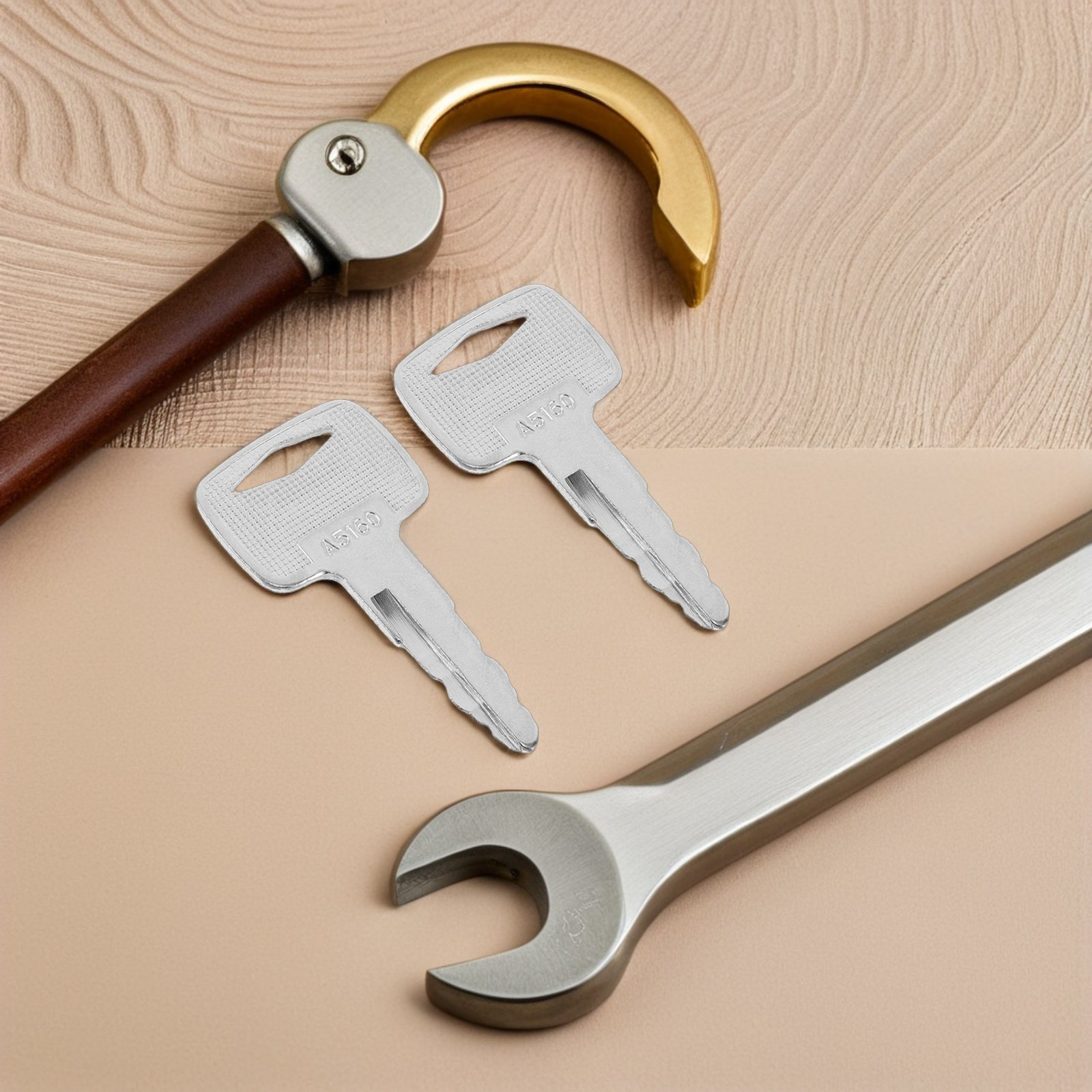 10Pcs Set Kunci Starter Forkli - Heavy Equipment Keys ulasan dan harga
