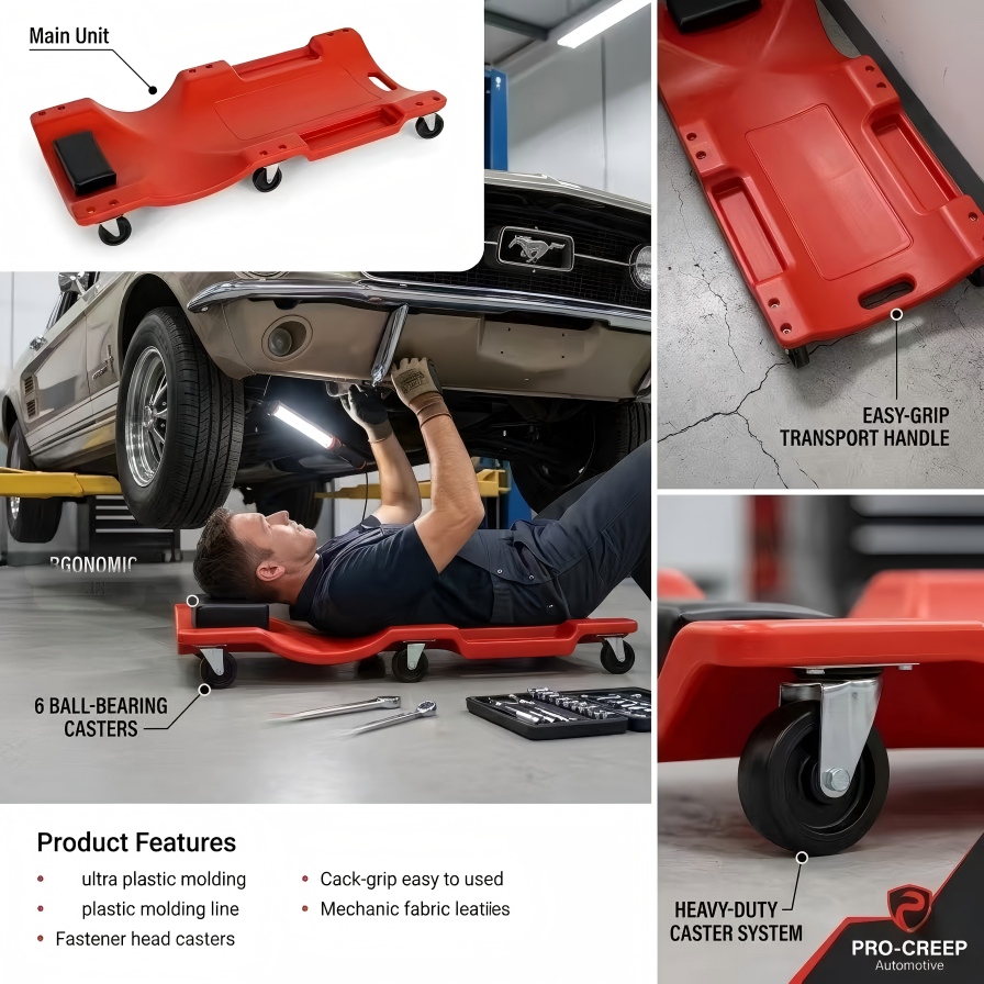 Alat Bantu Mekanik 6 Roda 40'' - Heavy Equipment Operation ulasan dan harga