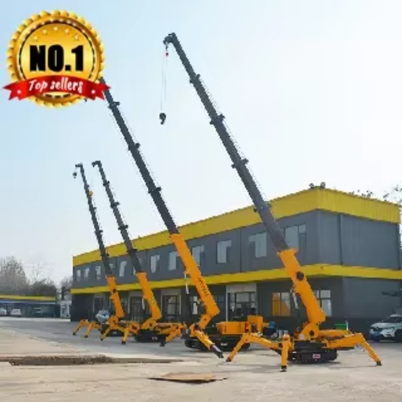 Crane Hidrolik 8T Tipe Spider, - Heavy Equipment Handling ulasan dan harga